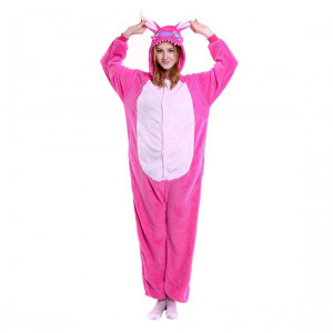 Кигуруми Розовый Стич L (165-175)